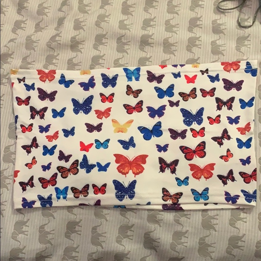 Butterfly tube top